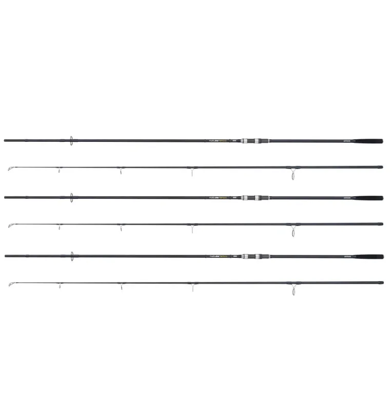 3x Mivardi Nuclear Spod 360EH 5lb Spod & Fluss Rute Markerrute Spodrute Triple Set-Ruten-JJ-Fishing