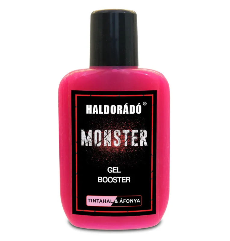 Haldorado MONSTER Gel Booster - Squid & Cranberry Karpfen Additive Dickflüssig Hochintensiev-Köder-JJ-Fishing