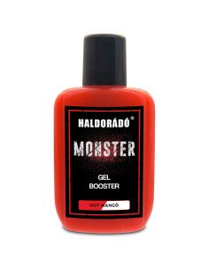 Haldorado MONSTER Gel Booster - Hot Mango Karpfen Additive Dickflüssig Hochintensiev-Köder-JJ-Fishing