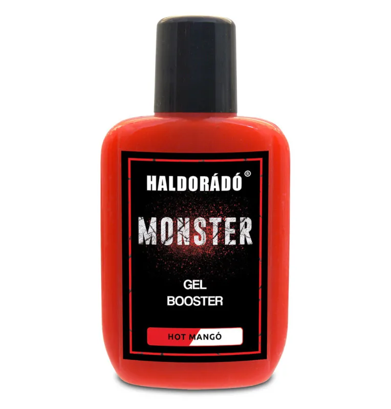 Haldorado MONSTER Gel Booster - Hot Mango Karpfen Additive Dickflüssig Hochintensiev-Köder-JJ-Fishing
