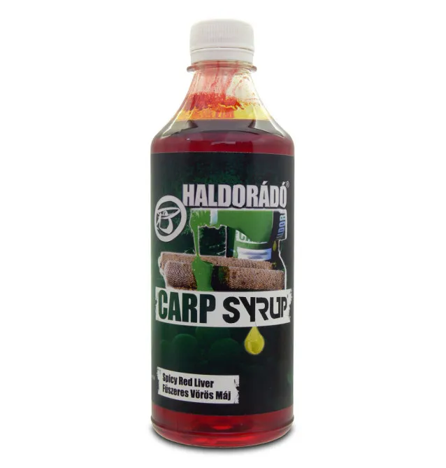 Haldorado Carp Syrup - Spicy Red Liver 500ml PVA Friendly Additive Karpfen Magnet-Köder-JJ-Fishing