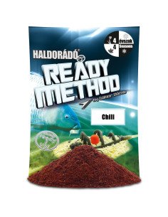 Haldorado Ready Method - Chili Fertiges Method Feeder Groundbait 800g Ready to Use Hochintensiev-Köder-JJ-Fishing