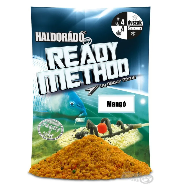 Haldorado Ready Method - Mango Method Feeder Groundbait 800g Ready to Use Hochintensiev-Köder-JJ-Fishing