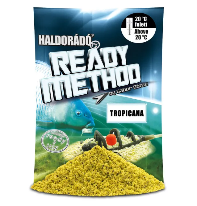 Haldorado Ready Method - Tropicana Method Feeder Groundbait 800g Ready to Use Hochintensiev-Köder-JJ-Fishing
