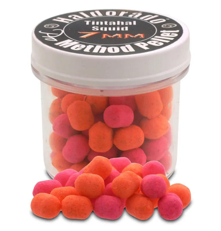 Haldorado Pro Method Dumbell 7 mm - Squid Boilie Hochntensiev Duo Collor Method Feeder-Bait-JJ-Fishing