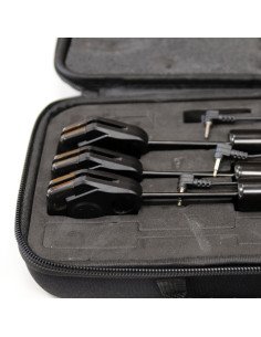 Mivardi MCX 88 Multi Color Swing Arm Set - LED Pendelbissanzeiger mit Hardcase-Tackle & Co-JJ-Fishing