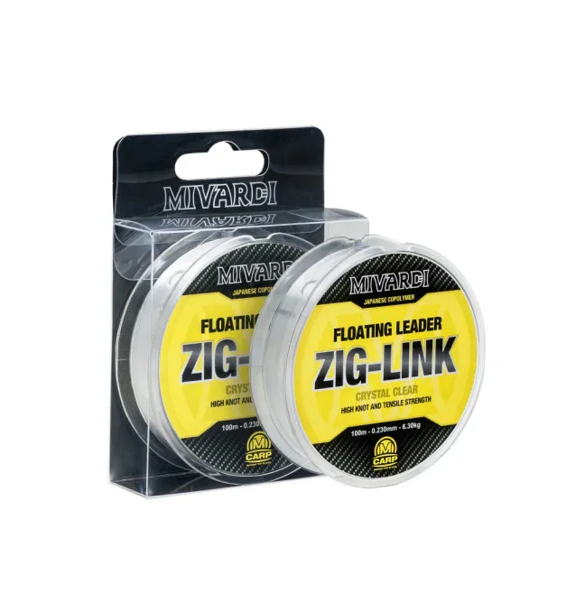 Mivardi Premium Zig-link 0.285mm 100m Zig Rig Vorfachmaterial Extremer Auftrieb-Endtackle-JJ-Fishing