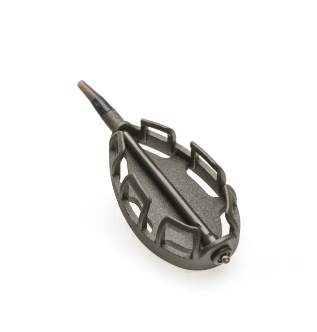 Mivardi Zinc Flat Geöffnet Method Feeder L 40g Futterkorb mit Quick Change Adapter-Bait-JJ-Fishing