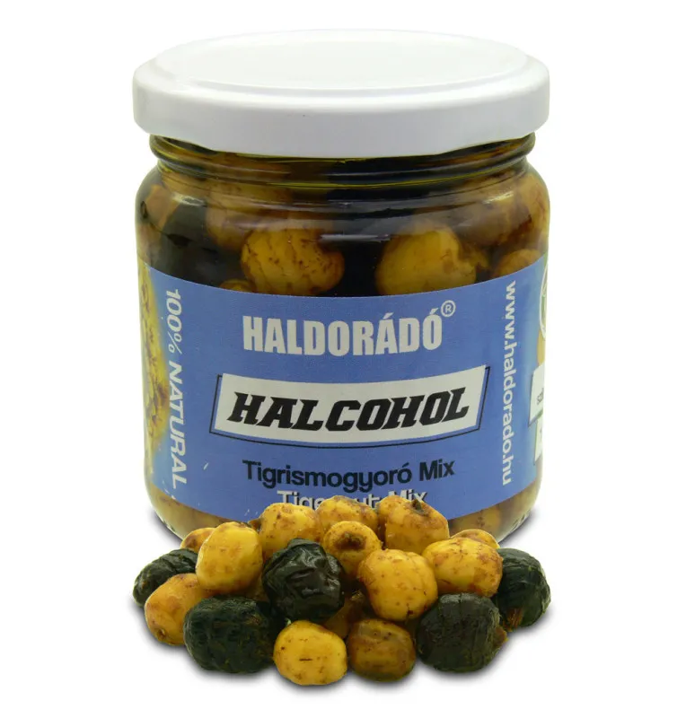 Haldorado HALCOHOL Tigernut Mix Black & White Tigers Eingelegte Tigernüsse-Köder-JJ-Fishing