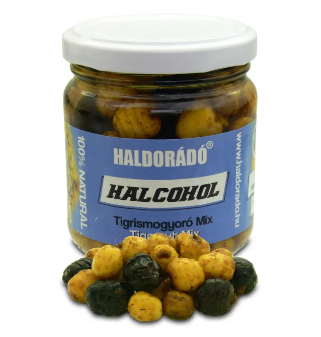 Haldorado HALCOHOL Tigernut Mix Black & White Tigers Eingelegte Tigernüsse-Köder-JJ-Fishing