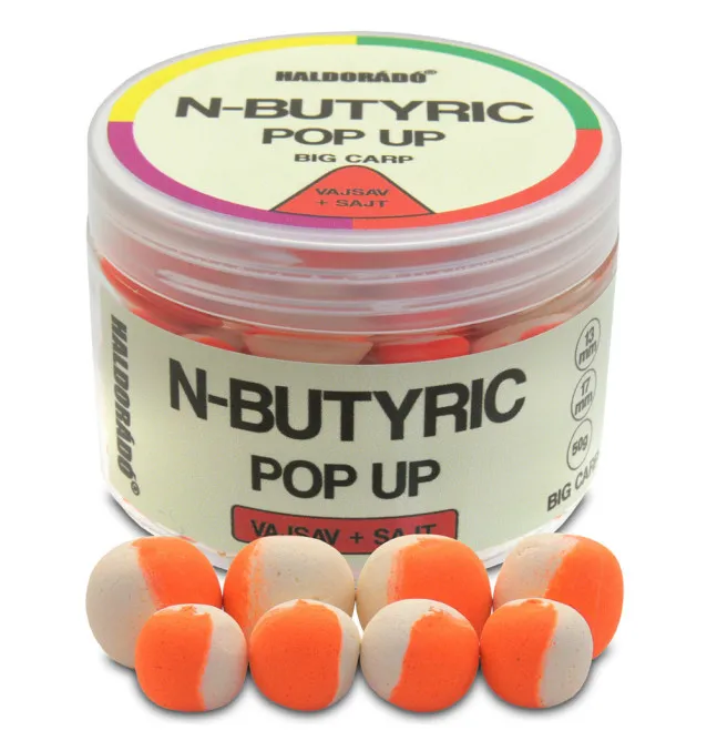 Haldorado N-Butyric Pop Up N-Butyric Acid & Käse Big Carp 17mm + 13mm-Köder-JJ-Fishing
