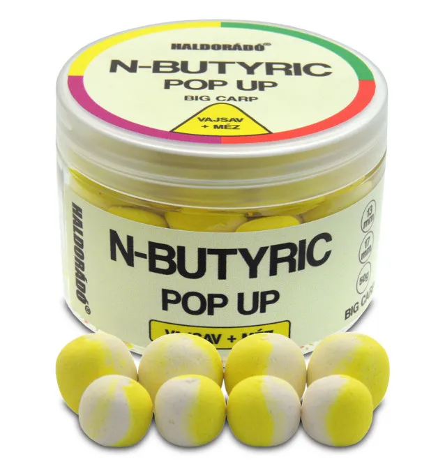 Haldorado N-Butyric Pop Up N-Butyric Acid & Honig Big Carp 17mm + 13mm-Köder-JJ-Fishing