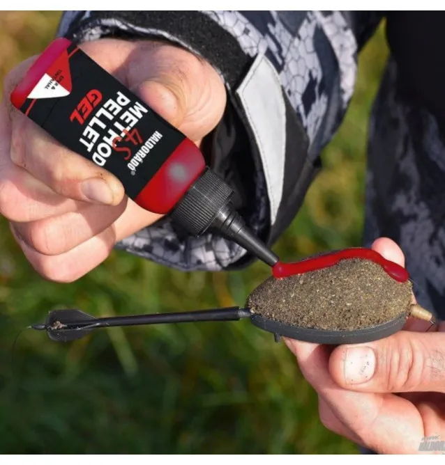 Haldorado 4S Method Gel - Erdbeere & Squid Hochintensiv Additiev Method Feeder-Köder-JJ-Fishing
