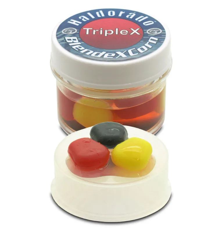 Haldorado BlendeX Corn TripleX Pop Up Schwimmend Fake Mais-Köder-JJ-Fishing