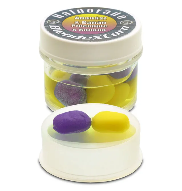 Haldorado BlendeX Corn Ananas & Banane Pop Up Schwimmend Fake Mais-Köder-JJ-Fishing