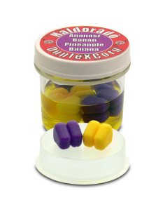 Haldorado Duplex Corn Banane & Ananas Pop Up Schwimmender Fake Mais Doppel-Bait-JJ-Fishing