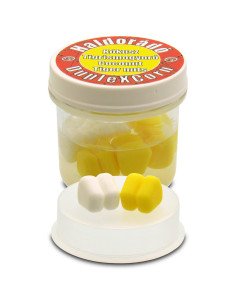 Haldorado Duplex Corn Kokosnuss & Tigernuss Pop Up Schwimmender Fake Mais Doppel-Köder-JJ-Fishing