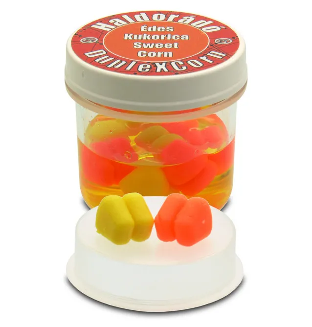 Haldorado Duplex Corn Sweet Corn Pop Up Schwimmender Fake Mais Doppel-Köder-JJ-Fishing