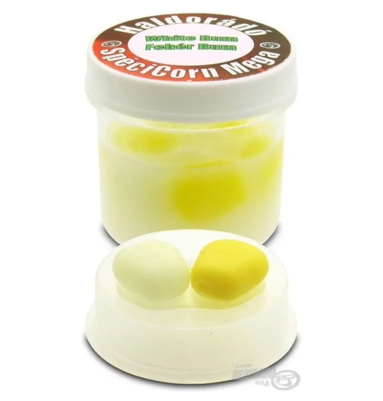 Haldorado Speci Corn MEGA White Rum Pop Up Schwimmender Fake Mais-Bait-JJ-Fishing