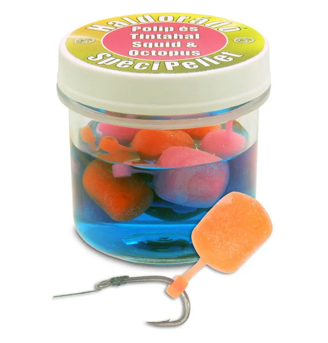 Haldorado Speci Pellet Squid & Octopus Pop Up Schwimmende Fake Pellets-Köder-JJ-Fishing