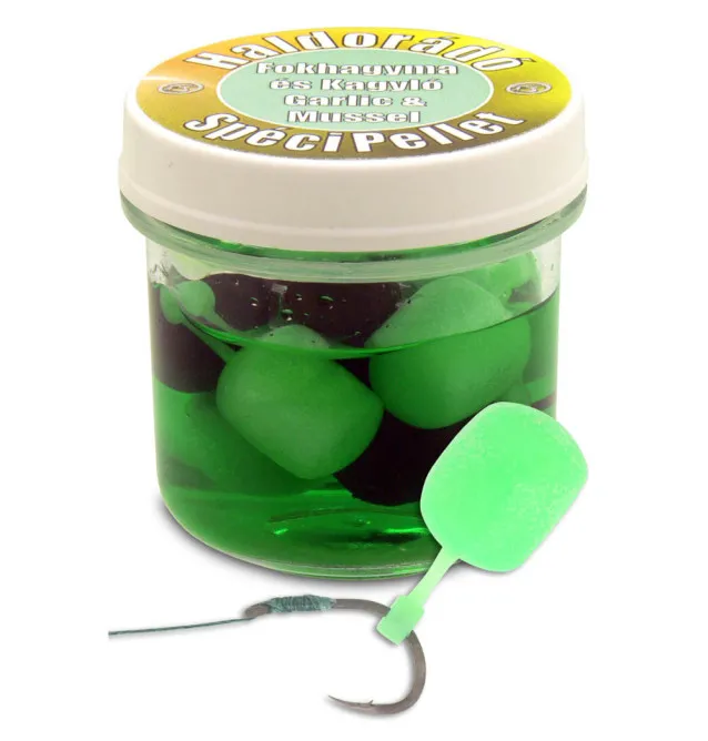 Haldorado Speci Pellet Knoblauch & Muschel Pop Up Schwimmende Fake Pellets-Köder-JJ-Fishing