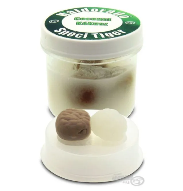 Haldorado Speci Tiger Kokosnuss Pop Up Schwimmende Fake Tigernüsse-Köder-JJ-Fishing