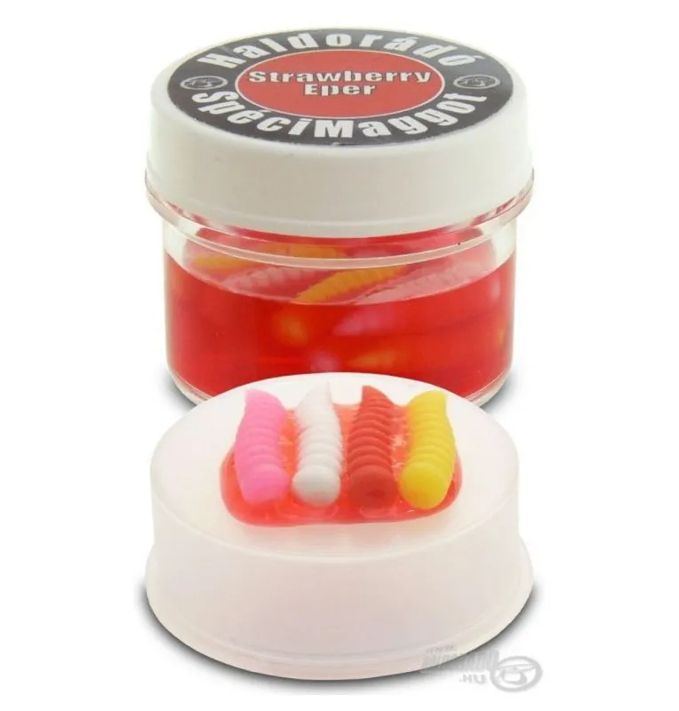 Haldorado Speci Maggot Erdbeere Pop Up Schwimmend Fake Maden-Köder-JJ-Fishing