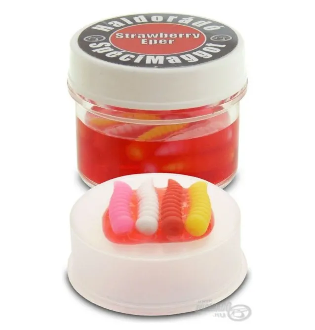Haldorado Speci Maggot Erdbeere Pop Up Schwimmend Fake Maden-Köder-JJ-Fishing