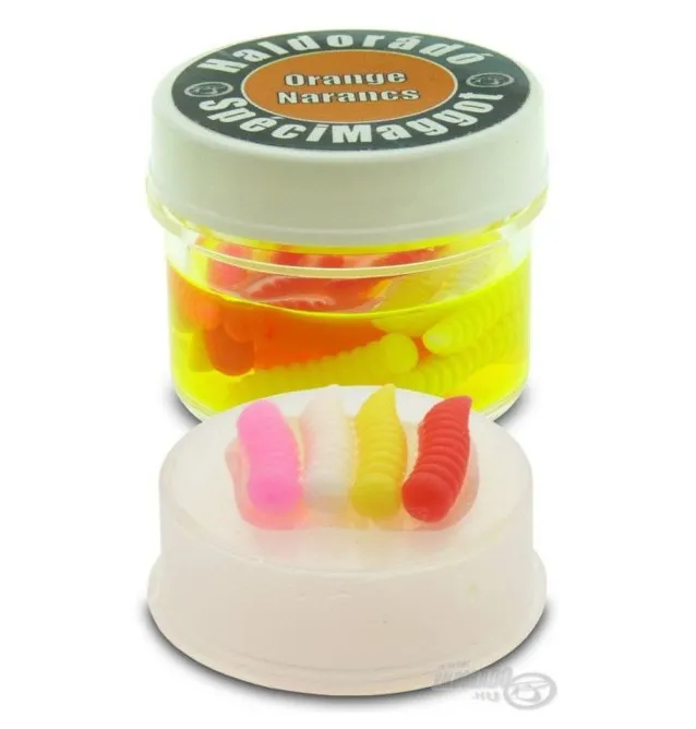 Haldorado Speci Maggot Orange Pop Up Schwimmend Fake Maden-Köder-JJ-Fishing