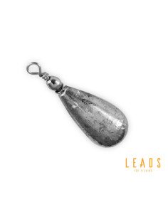 Delphin LEADS Birnenbleie mit Wirbel 25g 5Stk. Angelblei Hängeblei-Endtackle-JJ-Fishing