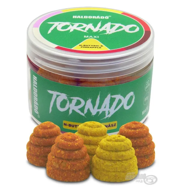 Haldorado TORNADO 22mm MAXI Ananas & N-Butyric Acid Hookbaits-Köder-JJ-Fishing