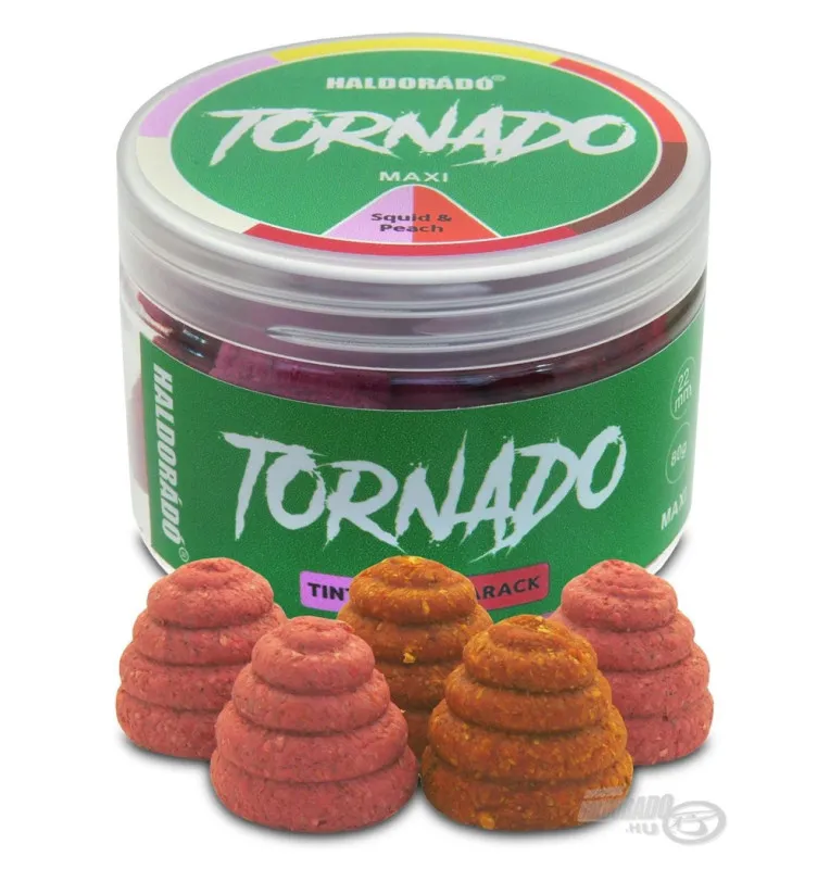 Haldorado TORNADO 22mm MAXI Squid & Pfirsich Hookbaits-Köder-JJ-Fishing