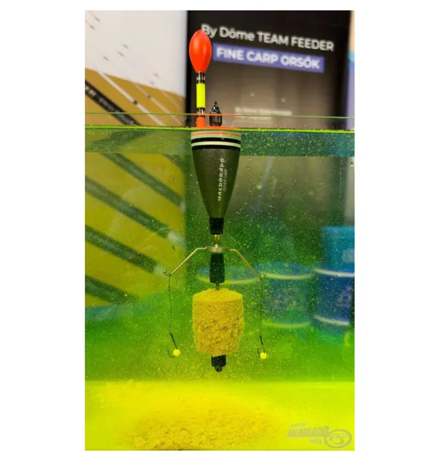 Haldorado Busa Tabletten Schwimmer Oberflächen Montage Tolstolop Angeln mit 2 Haken-Endtackle-JJ-Fishing