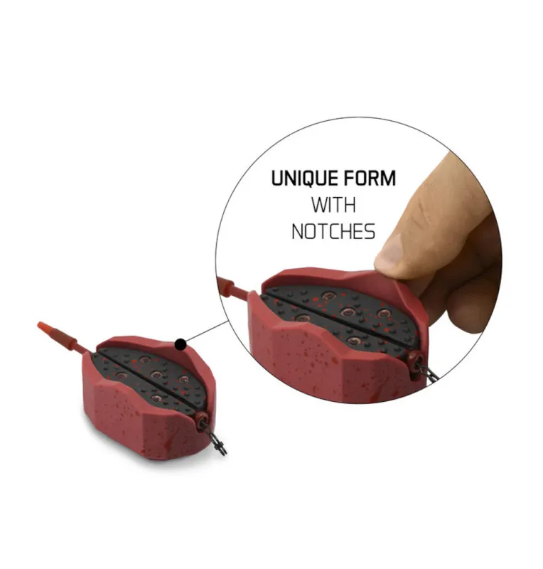 Delphin QUIX Method Form L Mulde Method Feeder Auffüller Gummi-Groundbait & Particle Food-JJ-Fishing