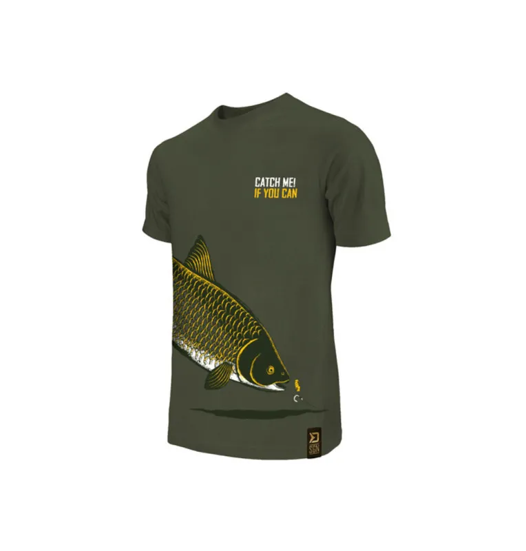 Delphin Catch me! AMUR XL T-Shirt Angelbekleidung-Clothing-JJ-Fishing