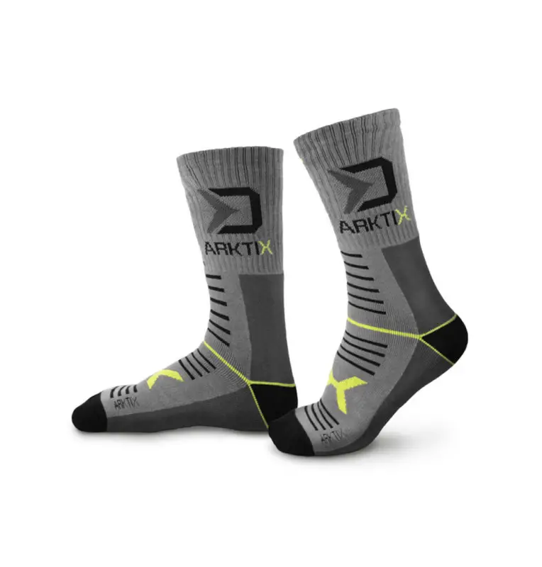 Delphin ArktiX Extra-Thermosocken 41-46 Extra Warm Black Edition 2024-Bekleidung-JJ-Fishing