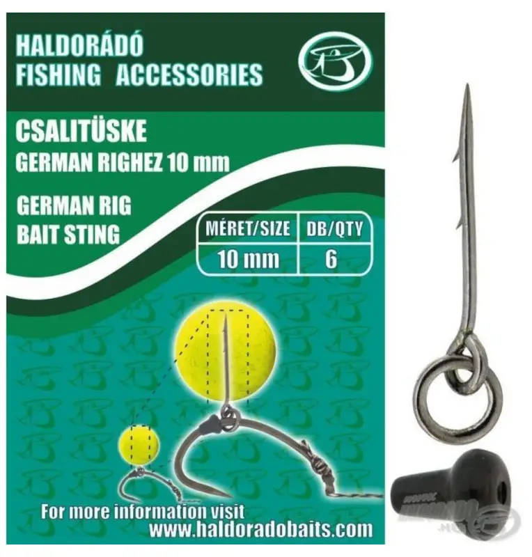 Haldorado German Rig 10 mm Stinger Carp Fishing Chod Rig Ronnie Rig-Endtackle-JJ-Fishing
