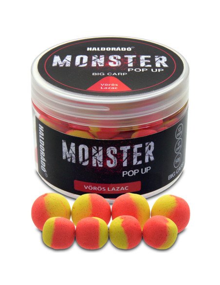 Haldorado MONSTER Pop Up Big Carp Red Salmon 13-17mm-Bait-JJ-Fishing