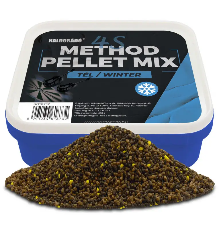 Haldorado 4S Method Pellet Mix Winter Edition Feeder-Köder-JJ-Fishing