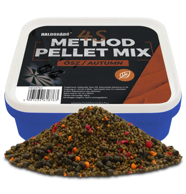 Haldorado 4S Method Pellet Mix Herbst Edition Feeder-Köder-JJ-Fishing