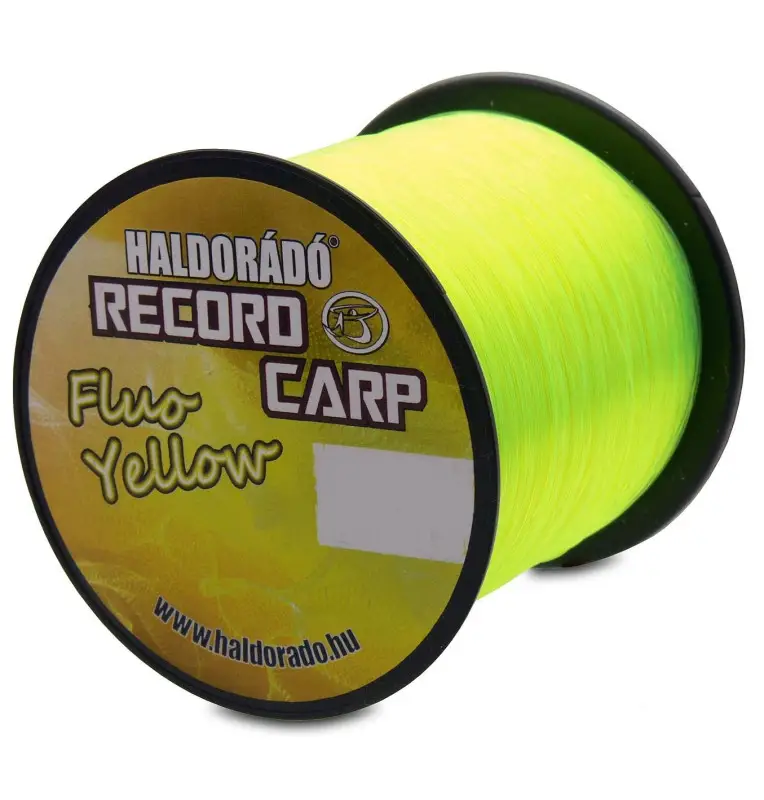 Haldorado Record Carp Fluo Yellow 0,25 mm / 6,90Kg Gelb 900 m Hochleistungs Angelschnur-Endtackle-JJ-Fishing