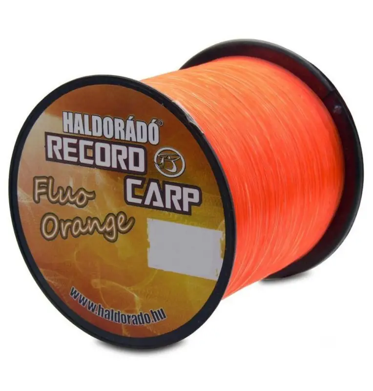 Haldorado Record Carp Fluo Orange 0,25 mm / 6,90Kg Gelb 900 m Hochleistungs Angelschnur-Endtackle-JJ-Fishing