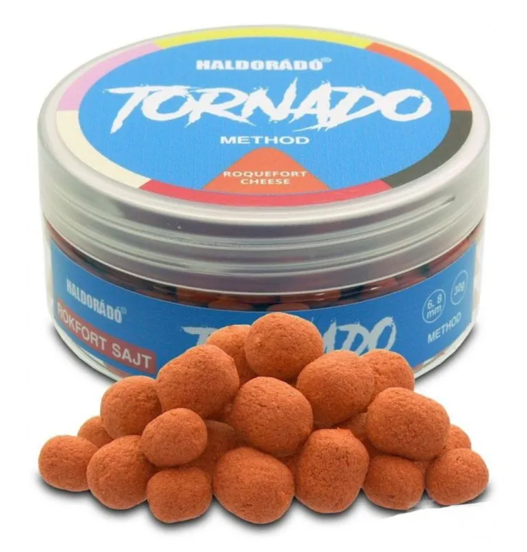 Haldorado TORNADO Method Wafter - Blue Cheese 6+8mm Dumbells Method Feeder Hochintensiev-Köder-JJ-Fishing