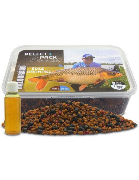 Haldorado Pellet Pack By Döme Gábor 400g + 50ml Sweet Pineapple-Köder-JJ-Fishing