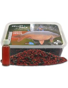 Haldorado Pellet Pack By Döme Gábor 400g + 50ml Red Demon-Köder-JJ-Fishing