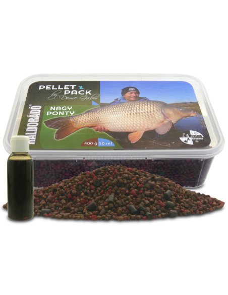 Haldorado Pellet Pack By Döme Gábor 400g + 50ml Big Carp-Köder-JJ-Fishing