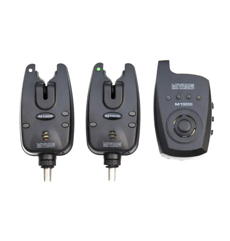 Mivardi M1300 Funkbissanzeiger Set 2+1 mit Transportkoffer-Tackle & Co-JJ-Fishing