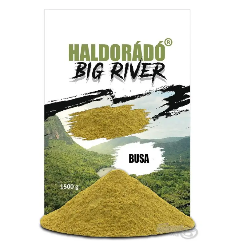 Haldorado Big River BUSA Groundbait 1500g Method Mix Amur Staubfutter Extra Effekt-Köder-JJ-Fishing
