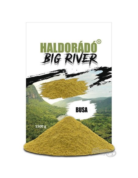 Haldorado Big River BUSA Groundbait 1500g Method Mix Amur Staubfutter Extra Effekt-Köder-JJ-Fishing