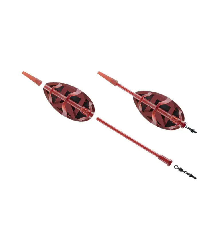 Delphin Quix Method Feeder Cage Flat L / 70g Quick Change Feeder Blei-Endtackle-JJ-Fishing
